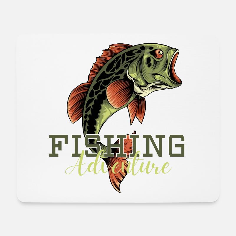 Angel Abenteuer - Mousepad (Querformat) - Weiß