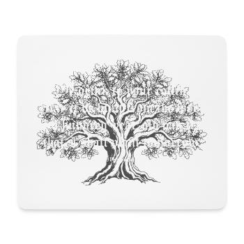 Oak Tree Toast Irish Gothic - Mousepad (Querformat) - Weiß - Vorne