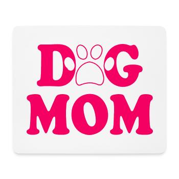 Dog mom - Mousepad (Querformat) - Weiß - Vorne