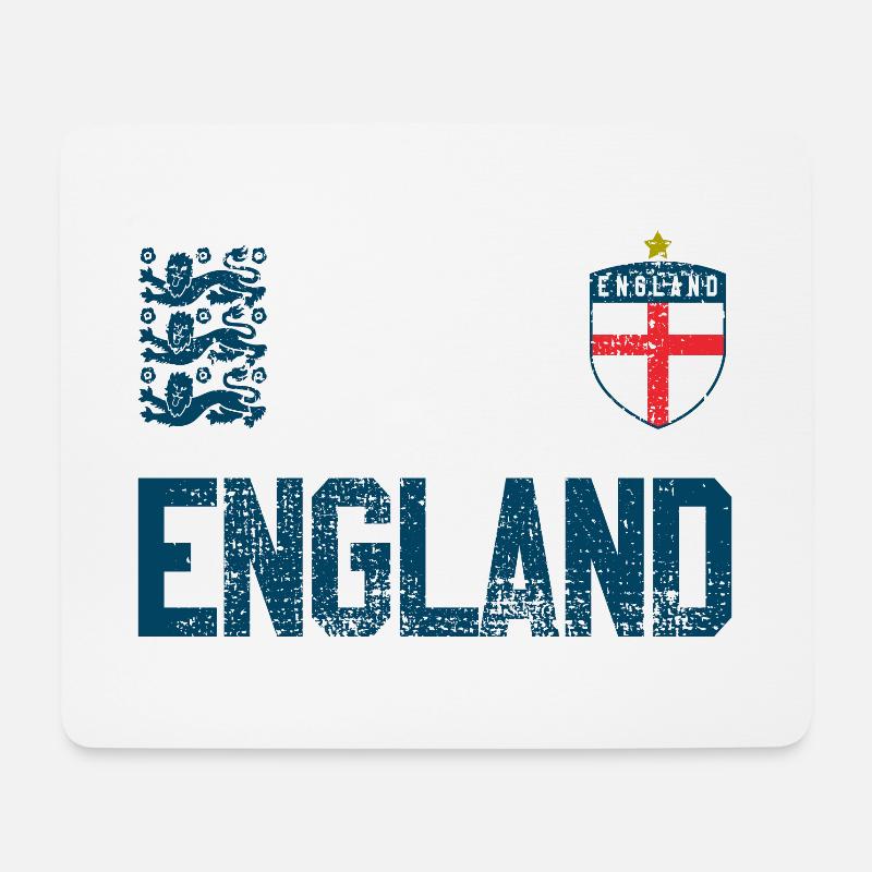 England - Mousepad (Querformat) - Weiß