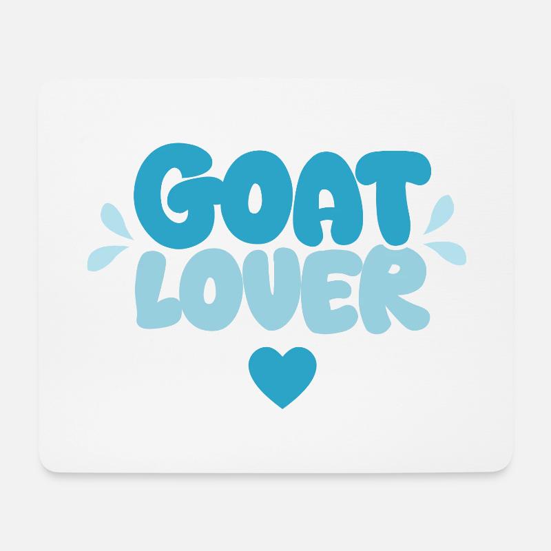 Goat Lover - Mouse Pad (horizontal) - white
