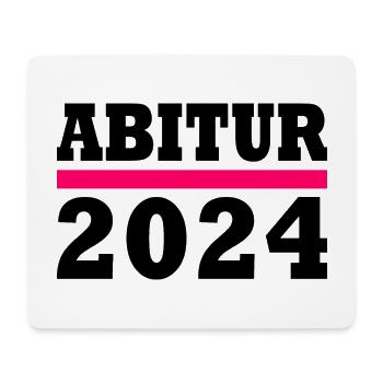 Abitur 2024 - Mousepad (Querformat) - Weiß - Vorne