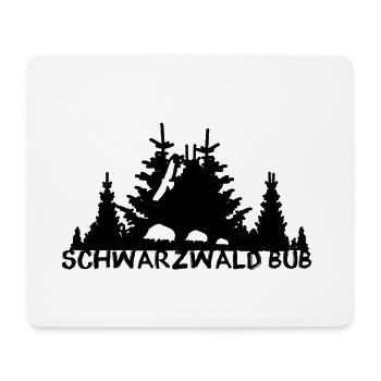 bub ,schwarzwald ,Jäger,wald,schwarzwald bub - Mousepad (Querformat) - Weiß - Vorne