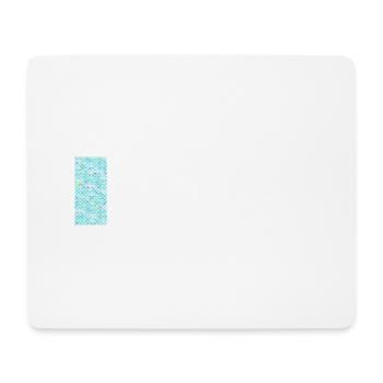Mermaid Scale Pattern - Mouse Pad (horizontal) - white - Front