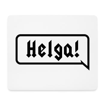 Helga Festival Kult Metal Open Air Fun appelle le métal - Tapis de souris (format paysage) - blanc - Devant