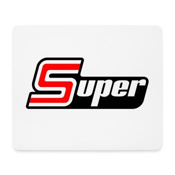 Lettrage Super Sport - Tapis de souris (format paysage) - blanc - Devant