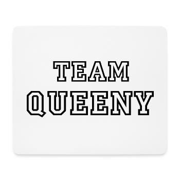 TEAM QUEENY Dog Name TeamTricot - Mouse Pad (horizontal) - white - Front