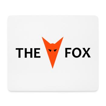 ★ design colors changeable ★ The Fox (head fox) - Mouse Pad (horizontal) - white - Front