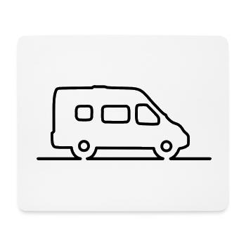 Van / Van - Contour simple - Tapis de souris (format paysage) - blanc - Devant