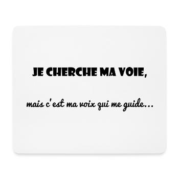 CITATION. MESSAGE. HUMOUR. CITATIONS DRÔLES - Tapis de souris (format paysage) - blanc - Devant