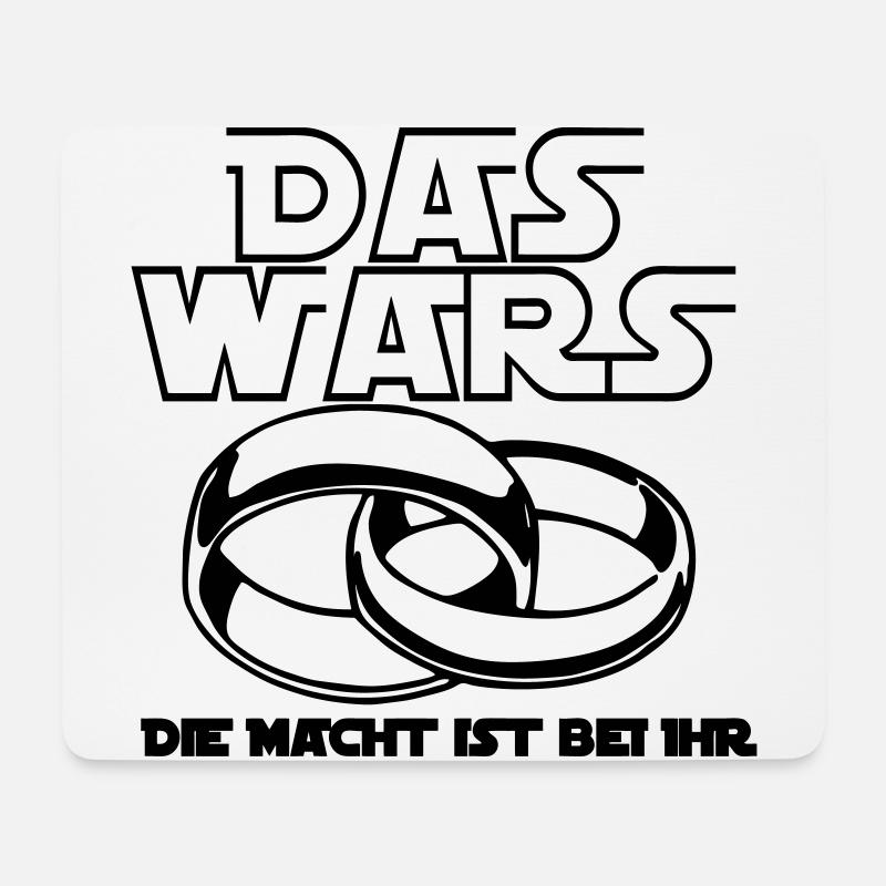 Junggesellenabschied ,JGA - das wars .(25) - Mousepad (Querformat) - Weiß