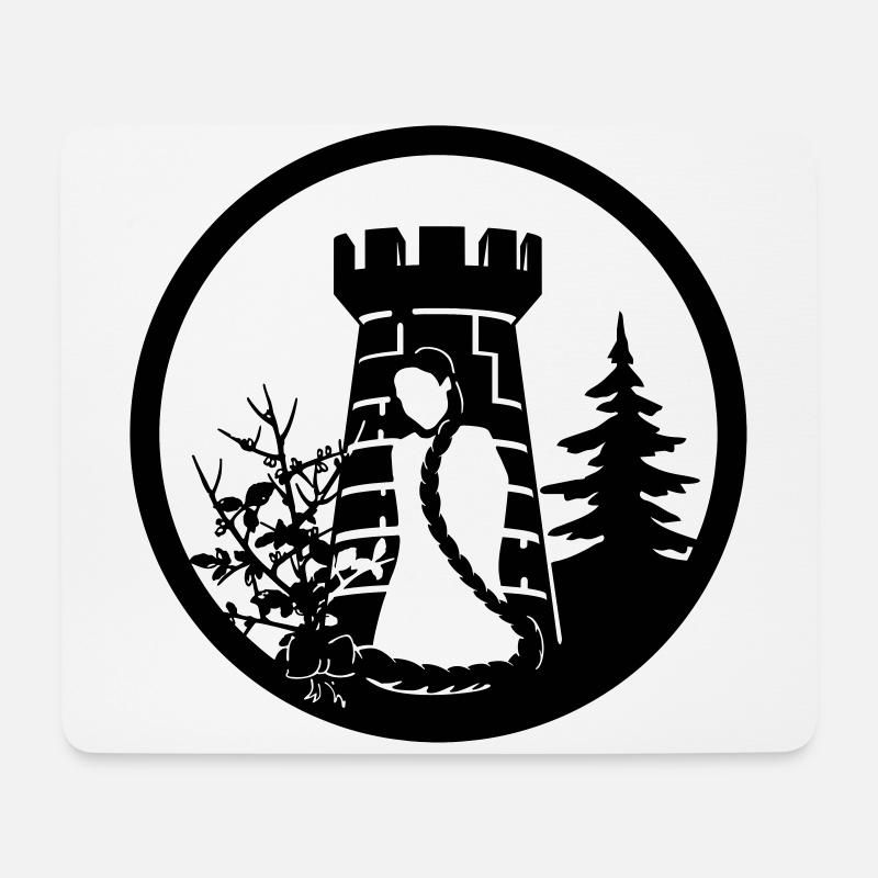 Rapunzel - Mousepad (Querformat) - Weiß