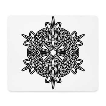 RF319BLACKUK - Tapis de souris (format paysage) - blanc - Devant