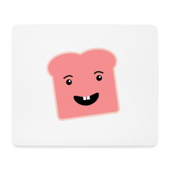 Toast - cadeaux de pain - Tapis de souris (format paysage) - blanc - Devant