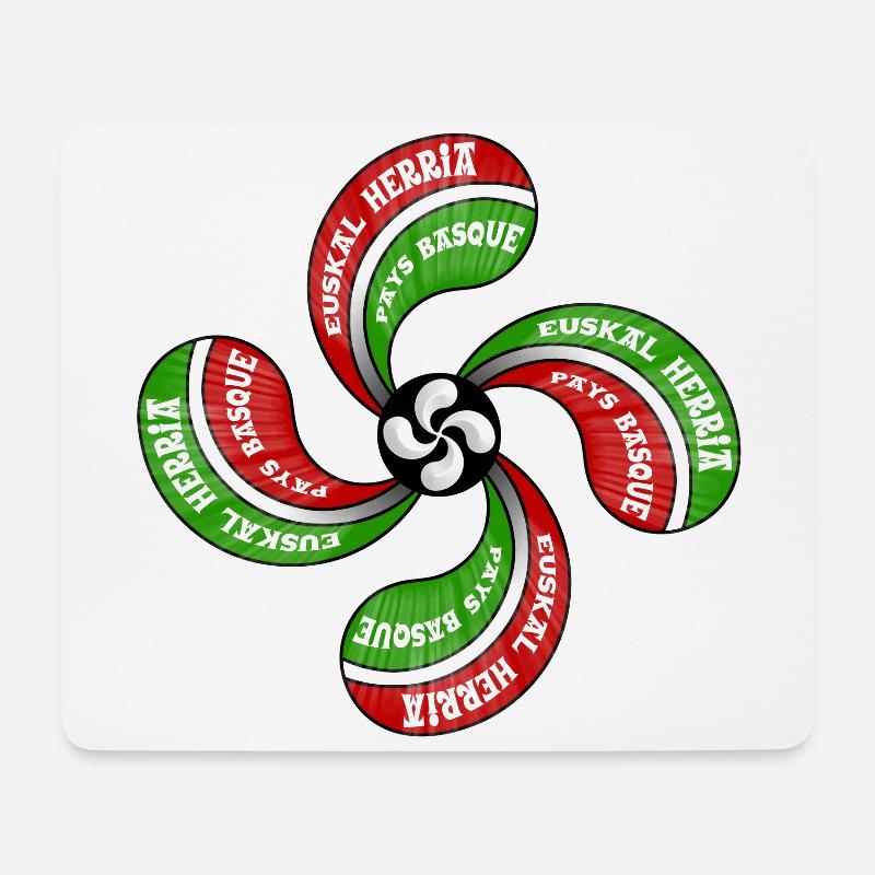 Euskal Herria, Baskenland - Mousepad (Querformat) - Weiß