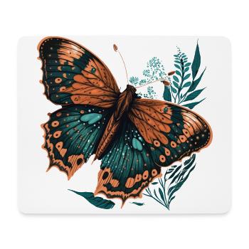 Rêves de papillons - Tapis de souris (format paysage) - blanc - Devant