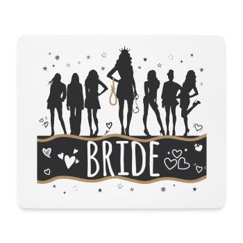 T-shirt EVJF Bachelorette party bride - Tapis de souris (format paysage) - blanc - Devant