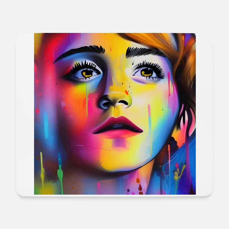 Emma - Mousepad (Querformat) - Weiß