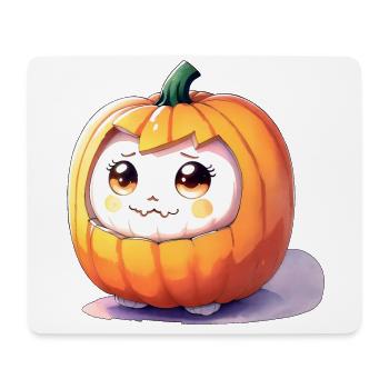 Citrouille collection Kawaii - Tapis de souris (format paysage) - blanc - Devant