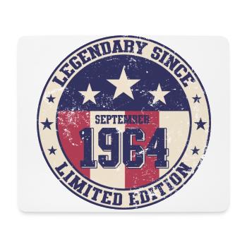 60th Birthday Legend September 1964 Volume 64 - Mouse Pad (horizontal) - white - Front