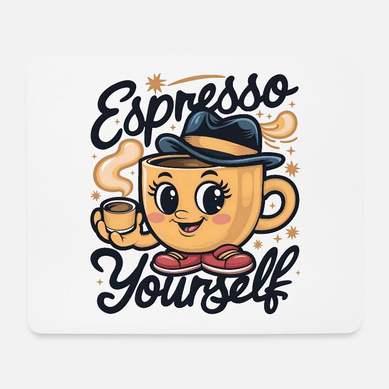 Espresso Yourself - Mouse Pad (horizontal) - white