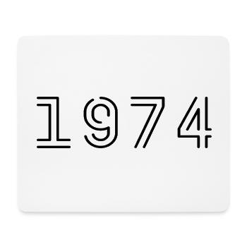 1974 Retro 1974 Gift 1974 Vintage 1974 - Mouse Pad (horizontal) - white - Front