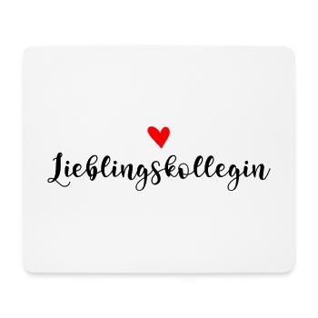 Lieblingskollegin - Mousepad (Querformat) - Weiß - Vorne