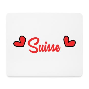 SCHWEIZ. LAND. GENF. HUMOR. FLAGGE. GENF - Mousepad (Querformat) - Weiß - Vorne