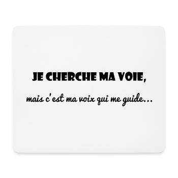 MESSAGE. CITATIONS. HUMOUR. CITATIONS DRÔLES - Tapis de souris (format paysage) - blanc - Devant