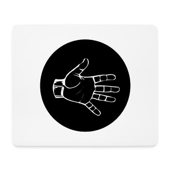 PAPIER (b) - Tapis de souris (format paysage) - blanc - Devant