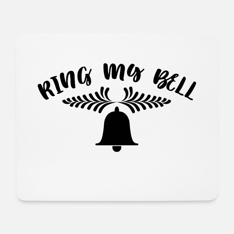 Ring My Christmas Bell (b) - Mousepad (Querformat) - Weiß