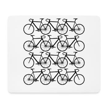 Bike shirt cycling cycling gift - Mouse Pad (horizontal) - white - Front