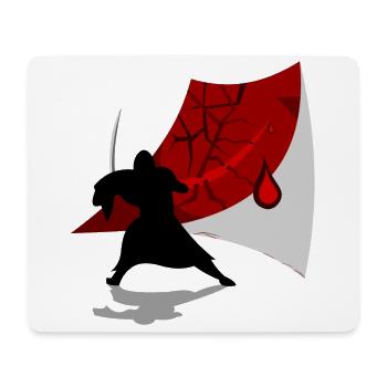 Ninja - Mouse Pad (horizontal) - white - Front