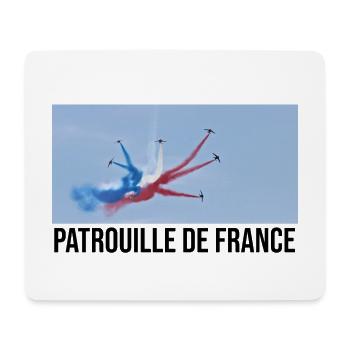 Patrouille de France meeting aérien - Tapis de souris (format paysage) - blanc - Devant