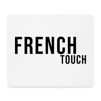 La touche Française - Tapis de souris (format paysage) - blanc - Devant