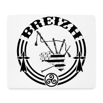 Breizh, Brittany - Mouse Pad (horizontal) - white - Front
