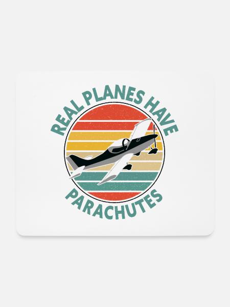 Ultraleichtflieger Breezer B400 Pilot Flugzeug - Mousepad (Querformat) - Weiß