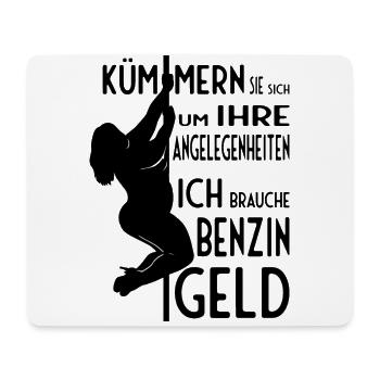Kümmern Sie sich um Ihre Angelegenheiten - Mousepad (Querformat) - Weiß - Vorne