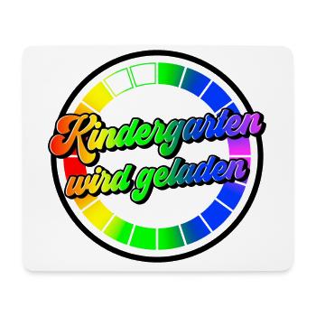 Kindergarten wird geladen - Mousepad (Querformat) - Weiß - Vorne