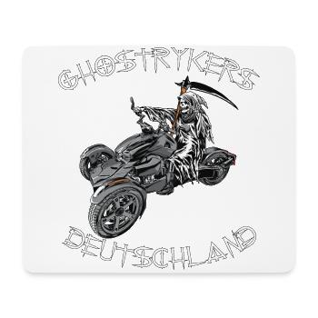 Ghostryker Germany White - Mouse Pad (horizontal) - white - Front