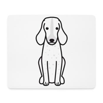 Bleu De Gascogne Dog Cartoon Kawaii Illustration - Mouse Pad (horizontal) - white - Front