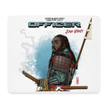 JAH VINCI - Officer - Tapis de souris (format paysage) - blanc - Devant