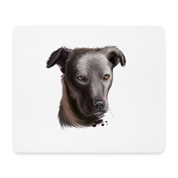 Cursinu Dog Watercolor Sketch Illustration - Mouse Pad (horizontal) - white - Front