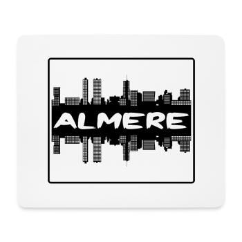Almere Niederlande Skyline Silhouette Travel Souve - Mousepad (Querformat) - Weiß - Vorne