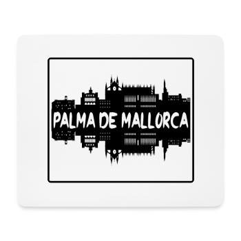 Palma De Mallorca Spain Skyline Silhouette Travel - Mouse Pad (horizontal) - white - Front