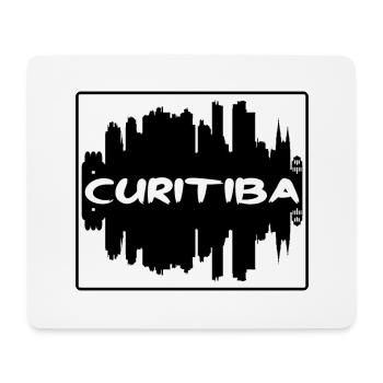 Curitiba Brazil Skyline Silhouette Travel Souvenir - Mouse Pad (horizontal) - white - Front
