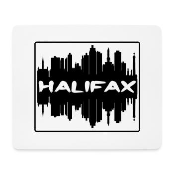 Halifax Canada Skyline Silhouette Travel Souvenir - Mouse Pad (horizontal) - white - Front