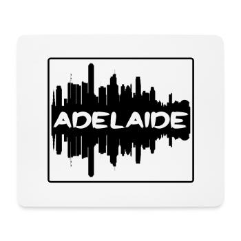 Adelaide Australien Skyline Silhouette Travel Souve - Mousepad (Querformat) - Weiß - Vorne