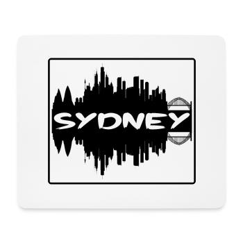 Sydney Australien Skyline Silhouette Reise Souveni - Mousepad (Querformat) - Weiß - Vorne