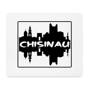 Chisinau Moldawien Skyline Silhouette Travel Souveni - Mousepad (Querformat) - Weiß - Vorne